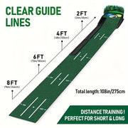 Golf Putting Mat Set with Ball Return System V1142-LP601099803951907