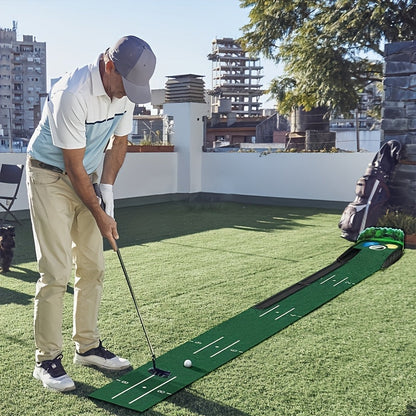 Golf Putting Mat Set with Ball Return System V1142-LP601099803951907