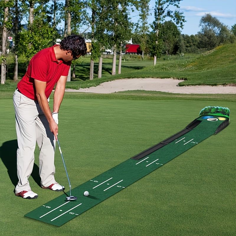 Golf Putting Mat Set with Ball Return System V1142-LP601099803951907