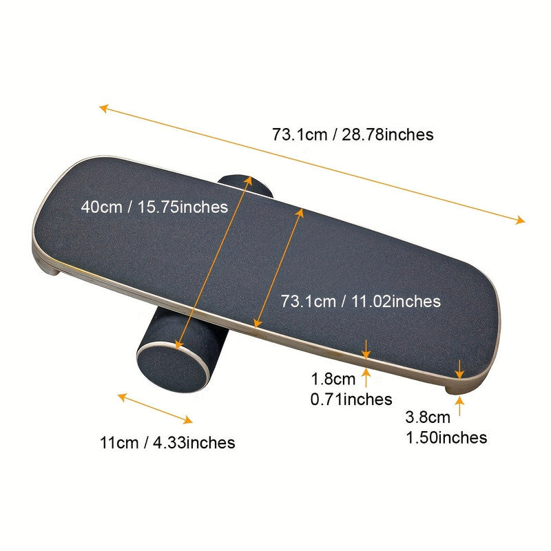 Wooden Surf Balance Board for Core Training V1142-LP601099835025343