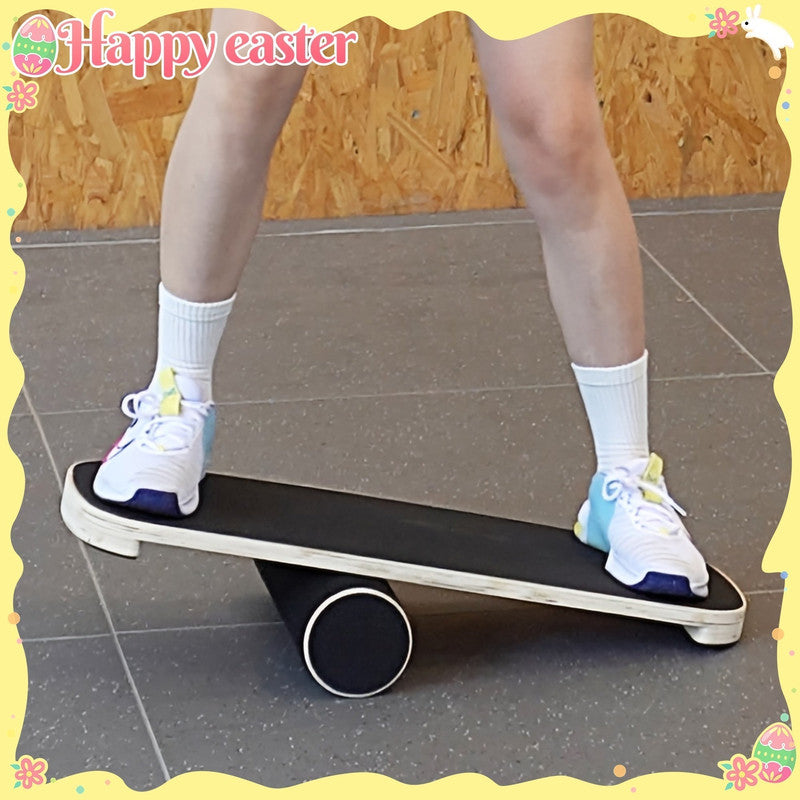 Wooden Surf Balance Board for Core Training V1142-LP601099835025343
