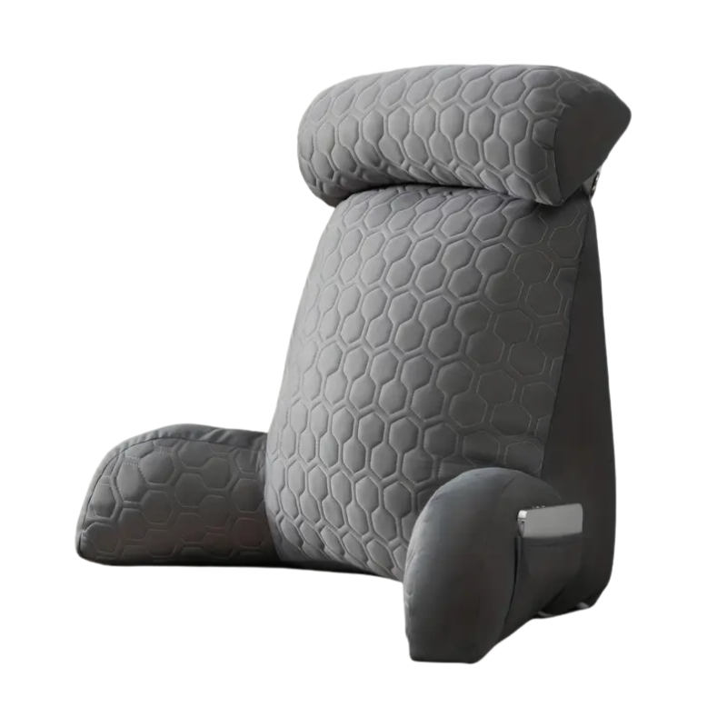 Cool Latex Reading Pillow with Armrests & Pockets V1142-LP601100076058655