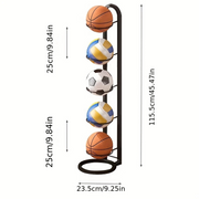 Metal Sports Ball Rack Organizer Stand (5-Tier) V1142-LP601100093534016