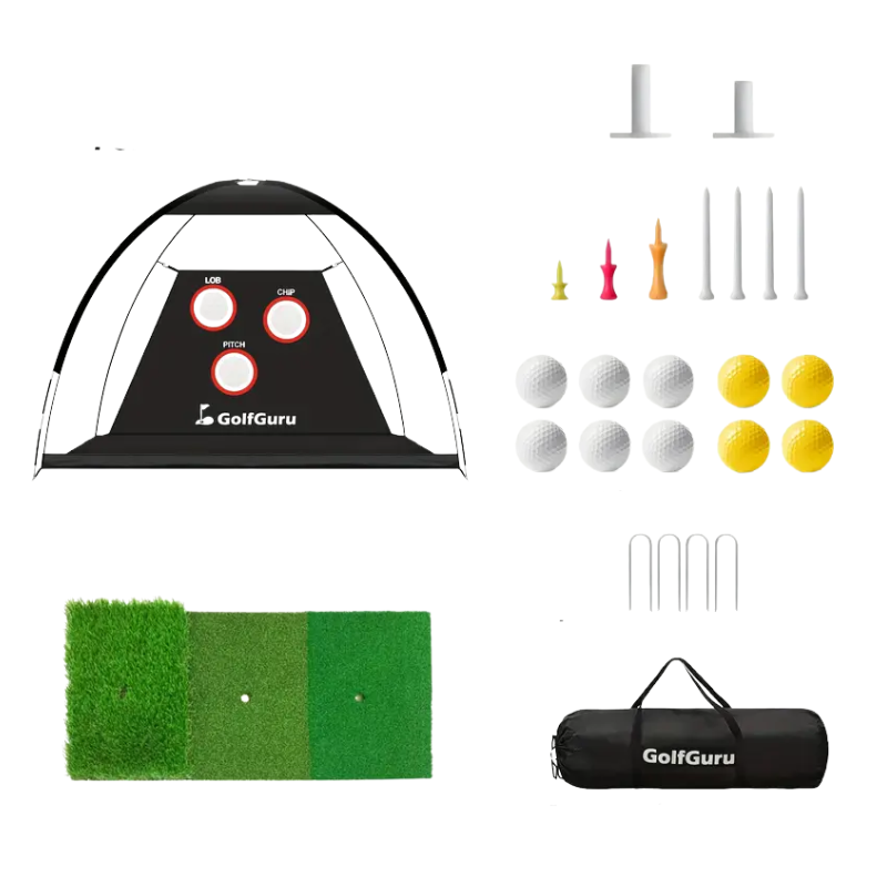 Golf Practice Net with Mat & Target V1142-LP601100101151990