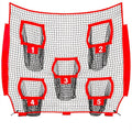 Football Outdoor Target Throwing Net with 5 Pockets V1142-LP601100109045779