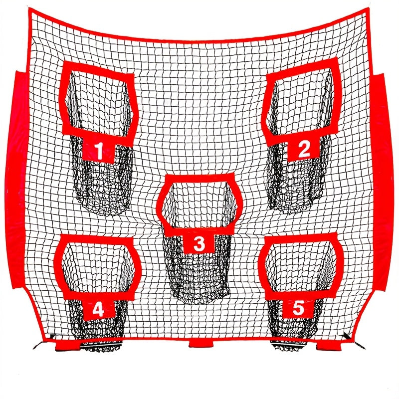 Football Outdoor Target Throwing Net with 5 Pockets V1142-LP601100109045779