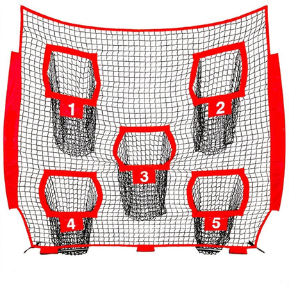 Football Outdoor Target Throwing Net with 5 Pockets V1142-LP601100109045779
