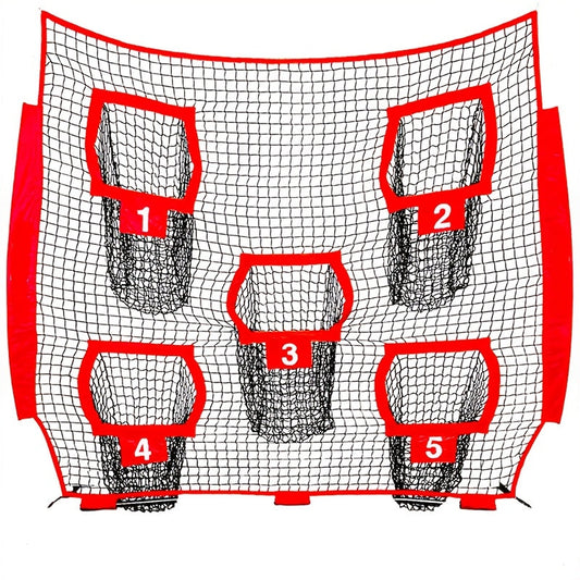 Football Outdoor Target Throwing Net with 5 Pockets V1142-LP601100109045779