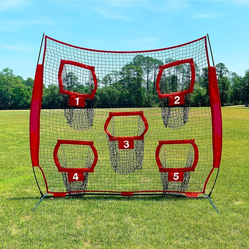 Football Outdoor Target Throwing Net with 5 Pockets V1142-LP601100109045779