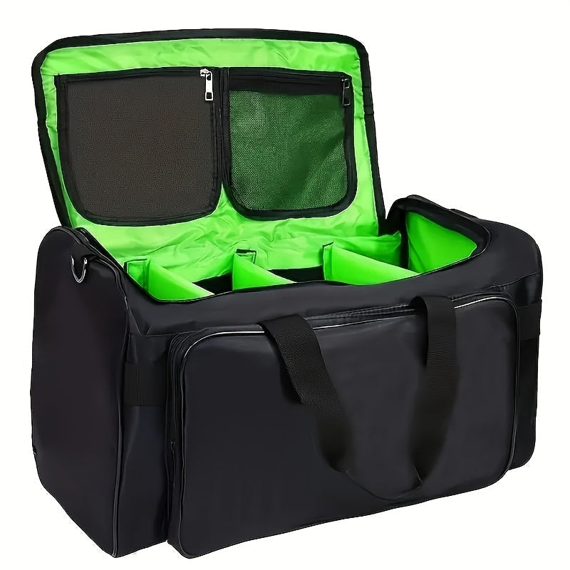 Basketball Duffel Bag with Black Neon Green Sports V1142-LP601100138035977