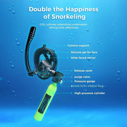 Diving Set with 0.5L Tank and Camera Mount V1142-LP601100139182325
