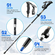 Aluminum Trekking Poles for Hiking V1142-LP601100172866138