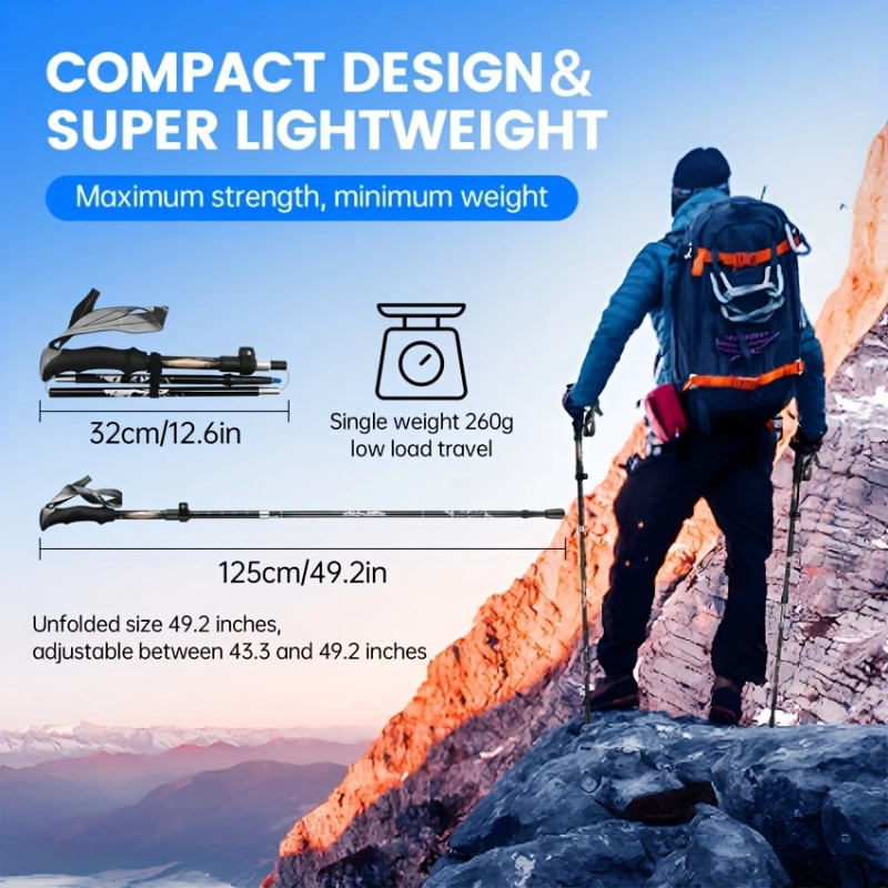 Aluminum Trekking Poles for Hiking V1142-LP601100172866138