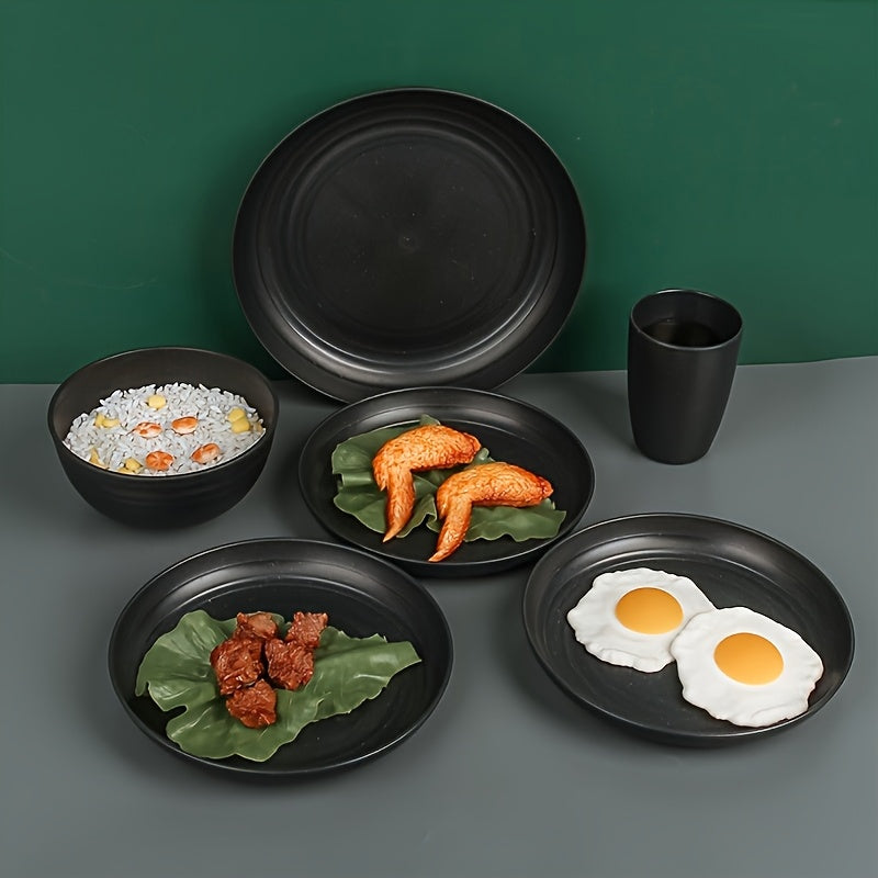 Shatterproof Tableware Set for Camping & Home (16pcs) V1142-LP601100181417259