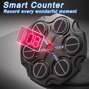 Wall-Mounted Smart Boxing Game with LED & Gloves V1142-LP601100191483301