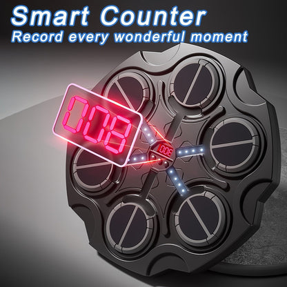 Wall-Mounted Smart Boxing Game with LED & Gloves V1142-LP601100191483301