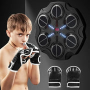 Wall-Mounted Smart Boxing Game with LED & Gloves V1142-LP601100191483301