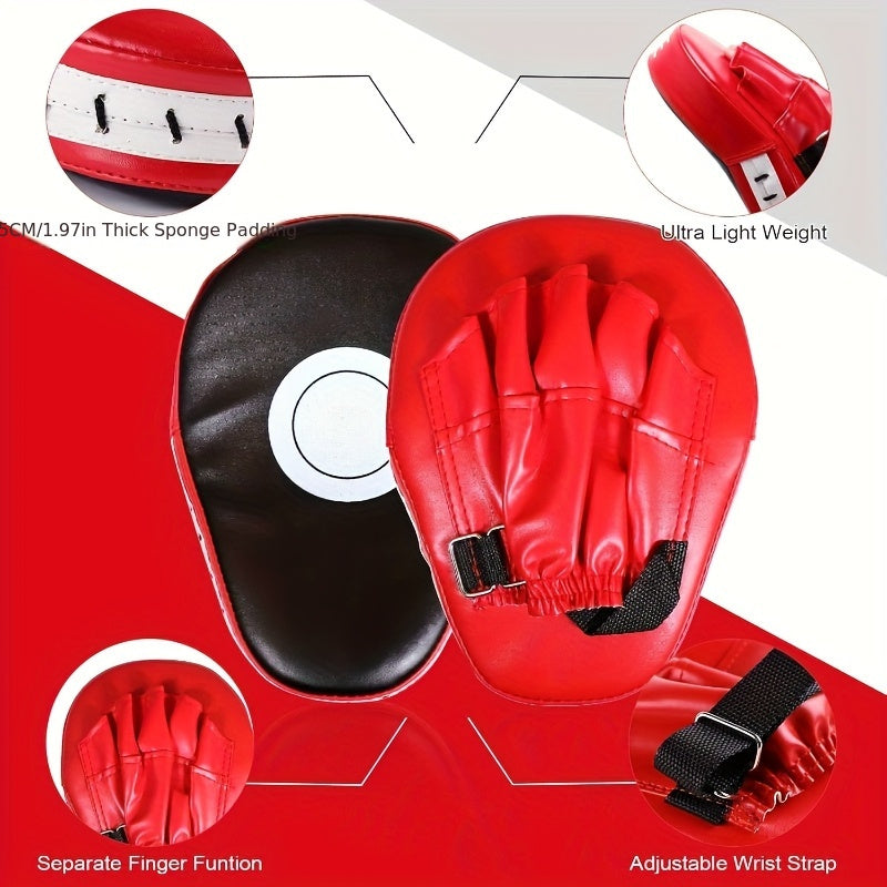 Curved Boxing Pads Set for Martial Arts (4PCS) V1142-LP601100202246975
