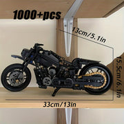 Retro Motorcycle Building Block Kit (1000pcs) V1142-LP601100243737354