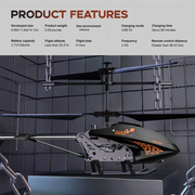 Remote Control Helicopter with Altitude Lock for Kids V1142-LP601100285733814