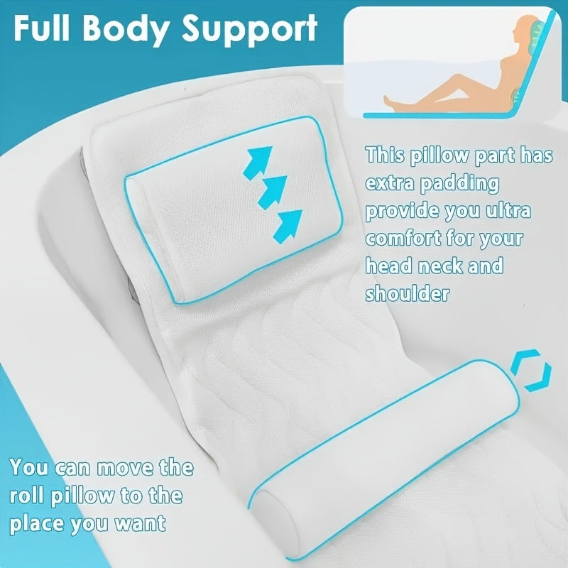 Ergonomic Full Body Bathtub Pillow V1142-LP601100300939049