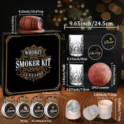 Whiskey Smoker Kit with 6 Wood Flavors & Accessories V1142-LP601100364038361
