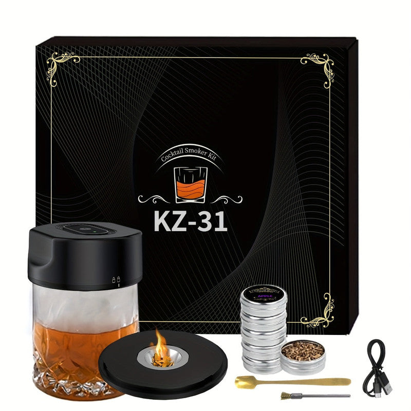 Automatic Electric Whiskey Smoker Gift Set V1142-LP601100436193125