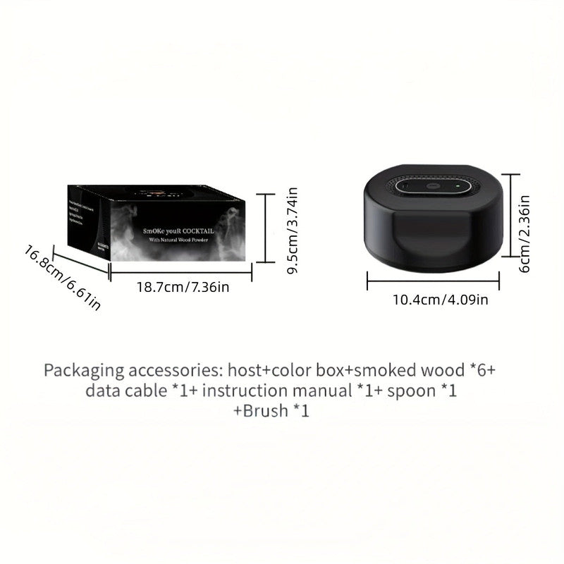 Automatic Electric Whiskey Smoker Gift Set V1142-LP601100436193125