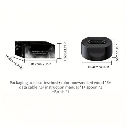 Automatic Electric Whiskey Smoker Gift Set V1142-LP601100436193125
