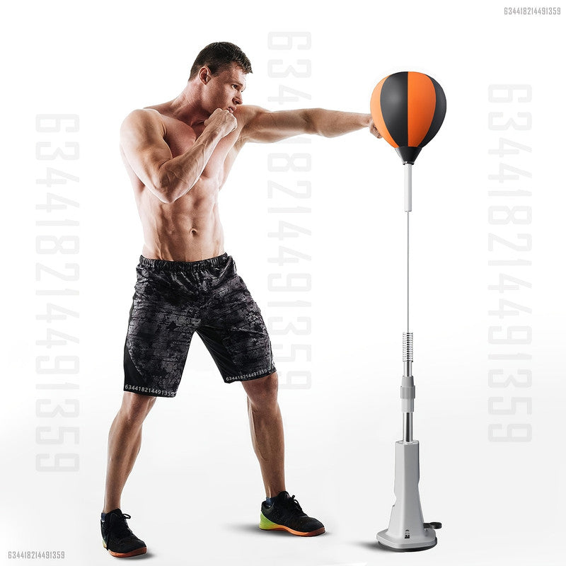Inflatable Boxing Reflex Bag Adjustable Height Training V1142-LP601100476114544