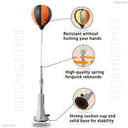 Inflatable Boxing Reflex Bag Adjustable Height Training V1142-LP601100476114544