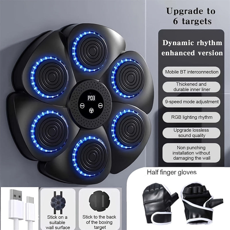 Intelligent Music Boxing Machine with Gloves V1142-LP601100614250450