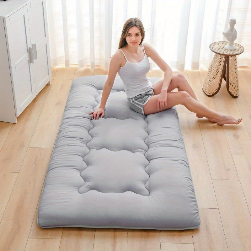 Foldable Tatami Floor Futon Mattress Pad Grey V1142-LP601100663191349