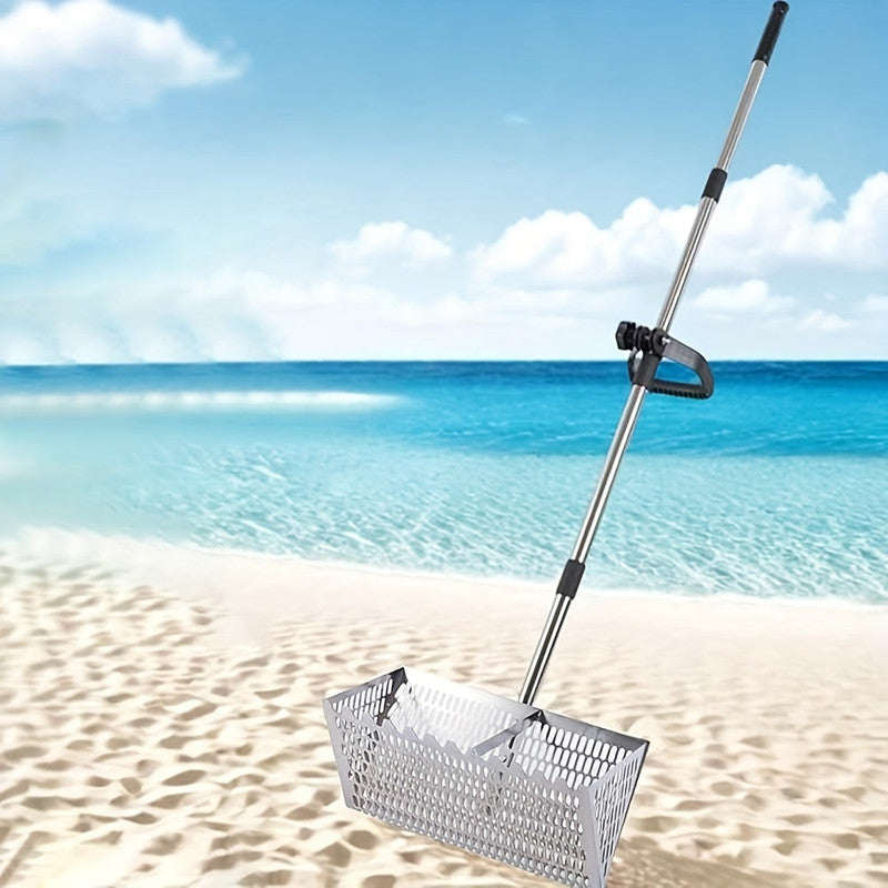 Adjustable Metal Beach Sifter Rake Tool V1142-LP601100678239970