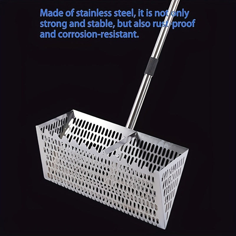 Adjustable Metal Beach Sifter Rake Tool V1142-LP601100678239970