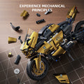 Mechanical Motorcycle Building Blocks V1142-LP601100683034699