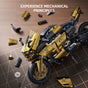 Mechanical Motorcycle Building Blocks V1142-LP601100683034699