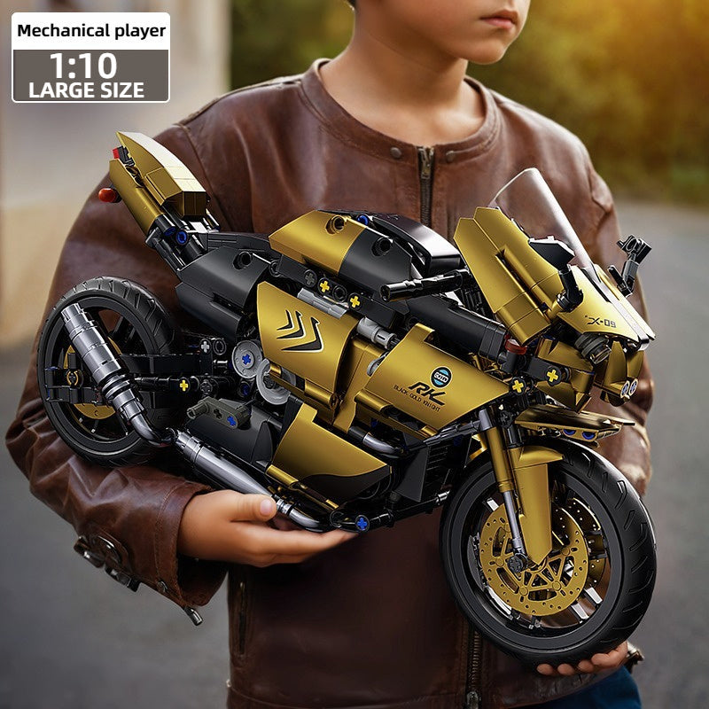 Mechanical Motorcycle Building Blocks V1142-LP601100683034699