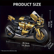 Mechanical Motorcycle Building Blocks V1142-LP601100683034699