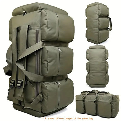 Military Duffel Backpack 80L Outdoor Travel Bag V1142-LP601100697053212