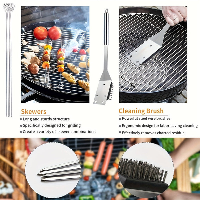 BBQ Grill Accessories Set (17pcs) V1142-LP601100738930185