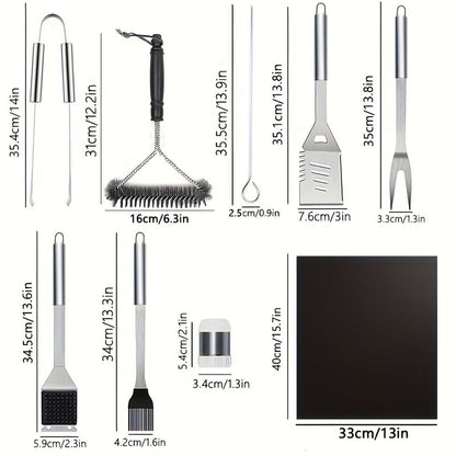 BBQ Grill Accessories Set (17pcs) V1142-LP601100738930185