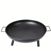 Outdoor Metal Fire Pit Bowl with Handles & Legs V1142-LP601100812142600