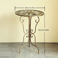 Vintage Metal Scrollwork Side Table V1142-LP601100835021867
