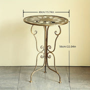 Vintage Metal Scrollwork Side Table V1142-LP601100835021867