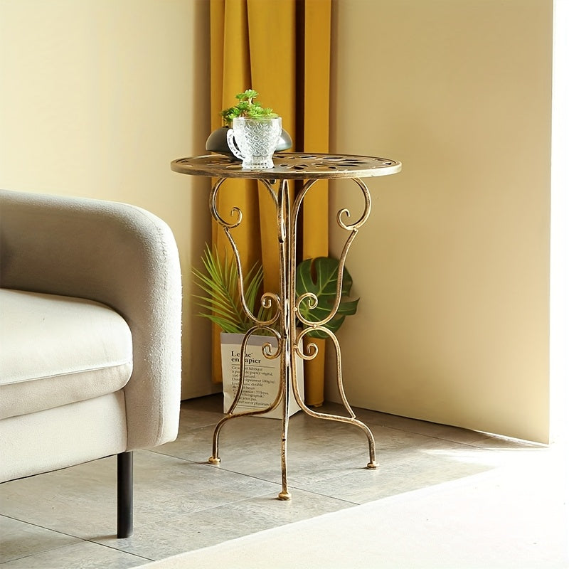 Vintage Metal Scrollwork Side Table V1142-LP601100835021867