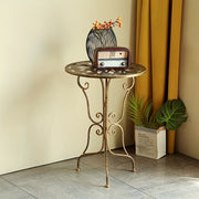Vintage Metal Scrollwork Side Table V1142-LP601100835021867