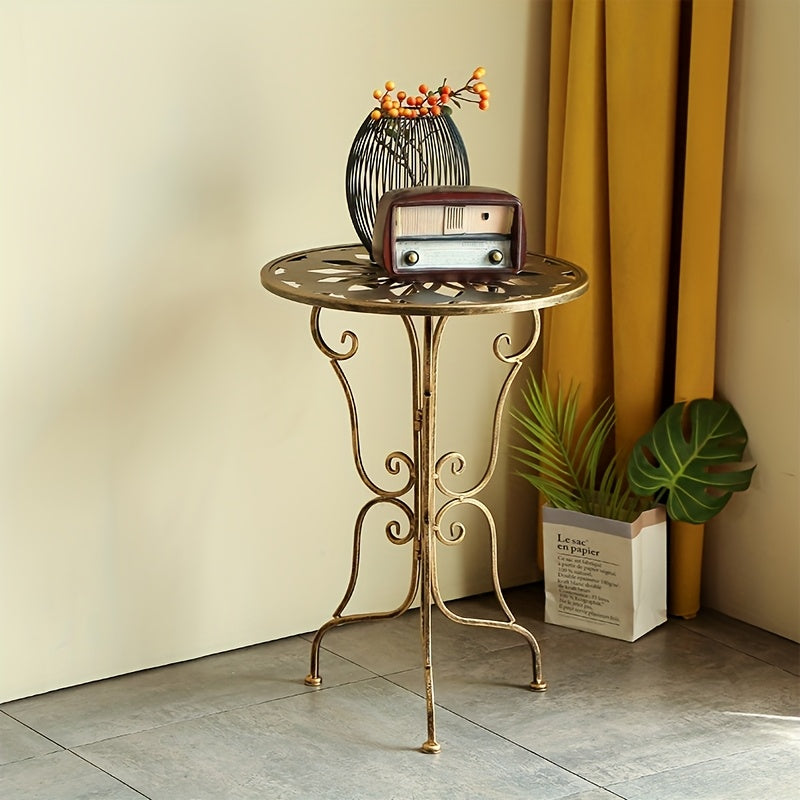 Vintage Metal Scrollwork Side Table V1142-LP601100835021867