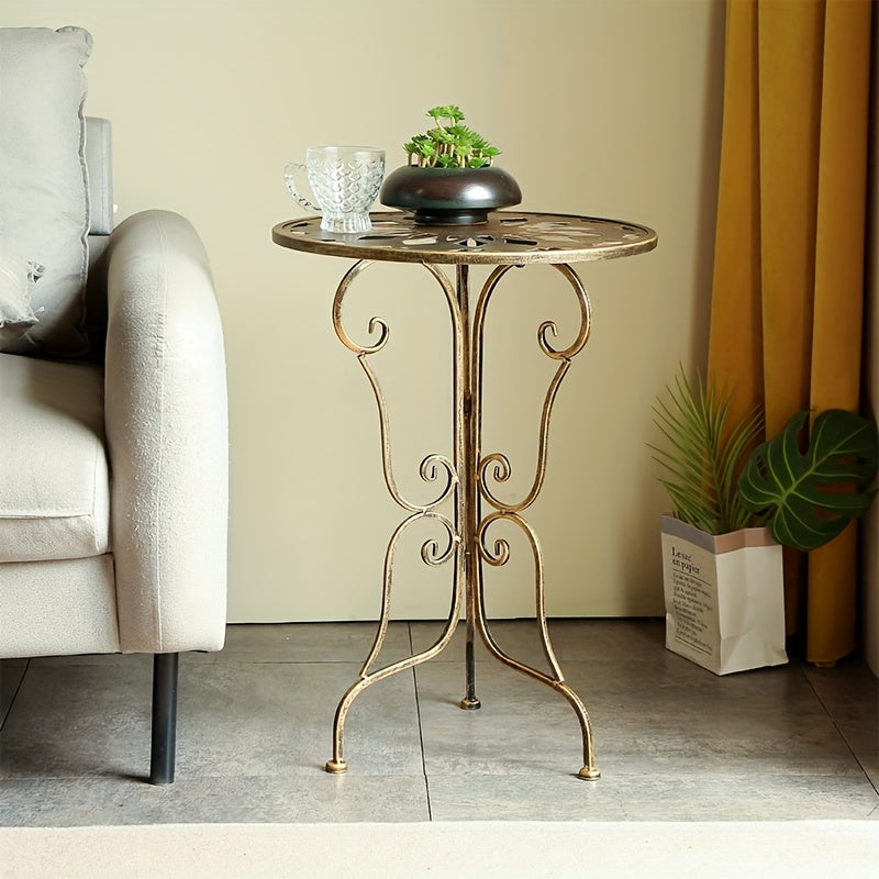 Vintage Metal Scrollwork Side Table V1142-LP601100835021867