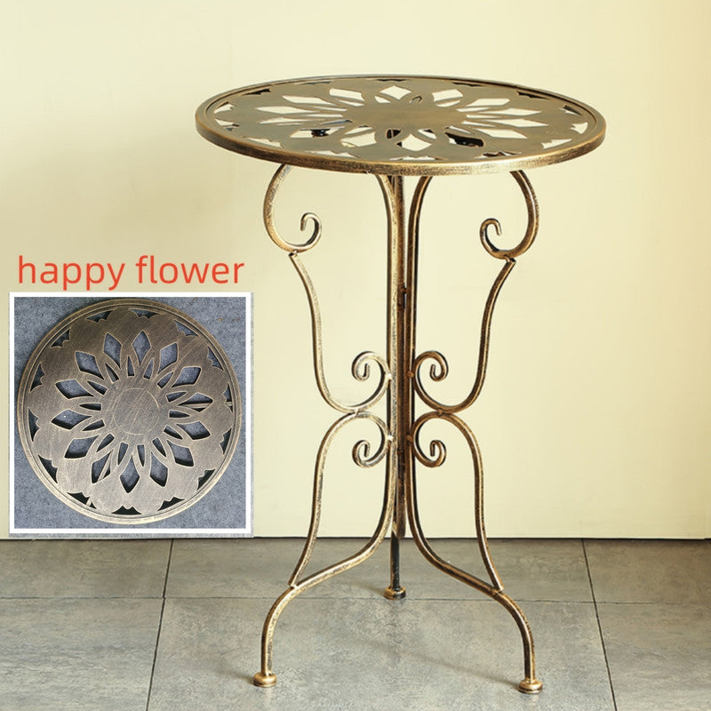 Vintage Metal Scrollwork Side Table V1142-LP601100835021867